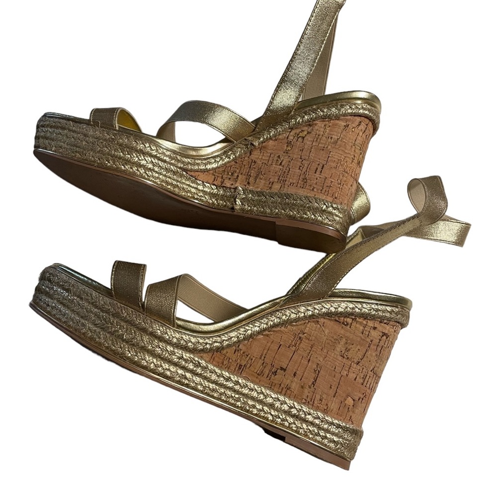 ASOS Gold Wedge Sandals - Picture 3 of 6